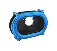 Arlen Ness 600-261 Stage II Oval Air Cleaners Anodizzati Blu