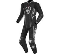 Arlen Ness Losail Completo in pelle monopezza, Bianco/nero, Taglia 48