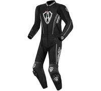 Arlen Ness Losail Tuta in pelle a due pezzi, Bianco/nero, Taglia 48