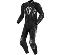 Arlen Ness Losail Tuta in pelle a due pezzi, Bianco/nero, Taglia 52