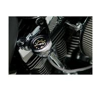 Arlen Ness Manometro Dell'Olio Cromo, 60PSI, Per Harley-Davidson Twin Cam 99-17