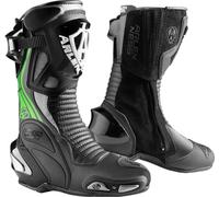 Arlen Ness Pro Shift 2 Stivali da moto, nero-bianco-verde, taglia 40 per donne