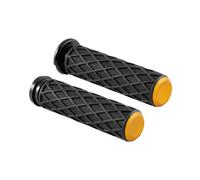 Arlen Ness, set di manopole per manubrio Diamond. Oro 2025 Softail; 23-25 ??F...