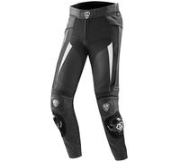 Arlen Ness Sugello Pantaloni Moto in Pelle, nero-bianco, taglia 58 per maschi
