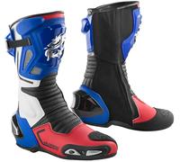 Arlen Ness Sugello Stivali da moto, blu/bianco/rosso, Taglia 47