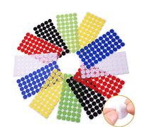 Arlent 432 tondini Adesivi in, 216 Coppie, Diametro 15 mm, Forti e robusti, Punti autoadesivi con, Lato con Gancetti e Lato con asole da attaccare colore