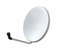 ARLI 60 cm antenna SAT bianco impianto satellitare ciotola digitale HD 4 K 3D