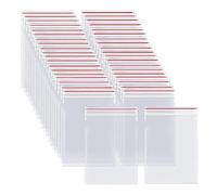 ARLI Sacchetti con chiusura a pressione in LDPE, 200 pezzi, trasparenti, richiudibili, per uso alimentare (200 x 180 x 250 mm)