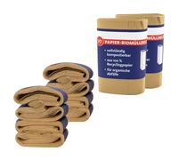 ARLI Sacchetti Spazzatura Bio 10L Compostabili Sacchetti di Carta Sacchetto...