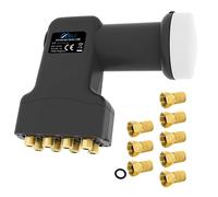 Octo LNB Sat + spina 8 F + protezione dalle intemperie digitale 8...