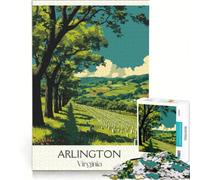 Arlington Virginia Puzzle da 1000 pezzi | 38x52cm Decorazione perfetta Ogni pezzo è unico Vacanza antistress a casa Per ammazzare il tempo.