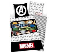 Arlis - Parure da letto Avengers o copripiumino Marvel Avengers 140 x 200 cm con federa 63 x 63 cm (Parure Avengers - 2)