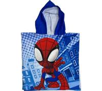 arlis Poncho da bagno Spidey con cappuccio, 50 x 100 cm (Poncho Spidey)