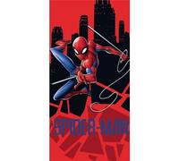 arlis Telo mare Spiderman Marvel o telo da bagno Spiderman Marvel 70 x 140 cm in cotone (asciugamano Spiderman)
