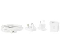 Arlo Caricabatterie Magnetico, 2,4 m, Per Interni, Bianco, Compatibile Con Telecamera Pro 3, 4 (+XL), 5, Ultra 2 (+XL), Floodlight, Go 2 - Accessorio Certificato, VMA5000C