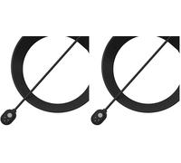 Arlo Caricabatterie Magnetico, 7,6 m, Resistente alle Intemperie, Nero, Compatibile 3, 4 (+XL), Pro 5, Ultra 2 (+XL), Floodlight, Go 2 - Accessorio Certificato, VMA5600C (Confezione da 2)