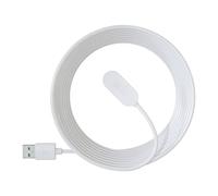 Arlo Cavo di ricarica magnetico per interni, accessorio certificato, 2,4 m, funziona solo con fotocamere per proiettori Ultra, Ultra 2, Pro 3, Pro 4 e Pro 3, Bianco - VMA5000C