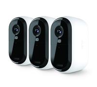 Telecamera di sicurezza Arlo Essential sorveglianza per esterni 2K 2K, pacco da 3 [VMC3350-100EUS]