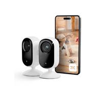 Arlo - Telecamera Wifi Interno Essential2 -indoor 2k X2-bianco/nero Arlo