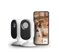 Arlo - Telecamera Wifi Interno Essential2 -indoor 2k X2-bianco/nero Arlo