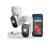 Arlo Essential 3 HD Pan-Tilt-Zoom Telecamera di sicurezza per esterni con | Sorveglianza ininterrotta con PoE, Wi-Fi Jammer Proof, Tracciamento automatico a 360°, Spotlight e allarme integrati