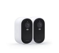 Arlo Essential Security - Telecamera wireless 2K con Faretto, Interno ed Esterno, 2ª generazione, Audio a 2 vie, Visione Notturna a Colore, Attivazione del Movimento, Notifiche in Tempo Reale, Bianco,