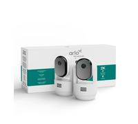 Arlo Essential Telecamera di sicurezza interna 3 2K Pan-Tilt-Zoom, confezione da 2 - Nouvo