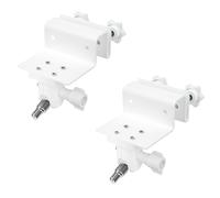 Arlo - Supporto per grondaia resistente alle intemperie, compatibile con Arlo Pro, Arlo Pro 2, Arlo HD, Arlo Ultra - maggiore altezza e miglior angolo di visione per le tue fotocamere Arlo, ArloMountOnlyWhite, 2-Pack
