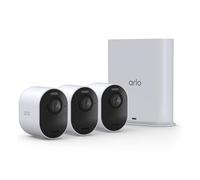 Arlo Ultra (3rd Gen - 2025) Telecamera di sorveglianza 4K + SmartHub, potenza della batteria, risposta di emergenza, sintesi degli eventi generati dall'IA, test di 1 mese del piano sicuro, campo