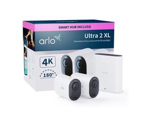 Arlo Ultra V2 XL - Kit 2 Cam 4K -Arlo Ultra V2 XL - Kit 2 Cam 4K - Visione 4K e Prestazioni XL per una Protezione Superiore