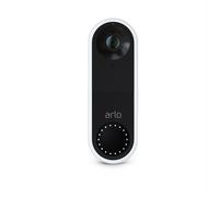 Arlo Videocitofono CABLATO Per Esterni, Wifi Doorbell, 1080p HD, 180° Visione Notturna Colori, Sirena, Rilevamento Movimento, Audio Bidirezionale, Prova Arlo Secure Inclusa, Campanello Bianco
