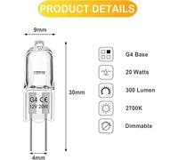 Arlux lampada alogena a spillo 20W G4 12V