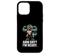 Arm Day I'm Ready Dinosaur Workout - Motivazione in palestra Custodia per iPhone 12 mini
