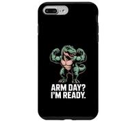 Arm Day I'm Ready Dinosaur Workout - Motivazione in palestra Custodia per iPhone 7 Plus/8 Plus