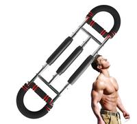 Arm Exerciser Adjustable 20-100KG U Shape Resistance Bar | Chest Expander Strength Training Equipment | Home Gym Workout Tool For Arms Chest Shoulders | Ideal For Fitness Boxing Training Men Women