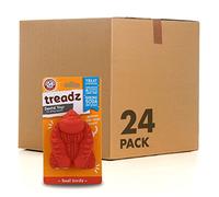 Arm & Hammer Super Treadz - Mini Gorilla giocattolo da masticare per cani, riduce l'accumulo di placca e tartaro senza spazzolare, per cani fino a 11,3 kg (confezione da 24)