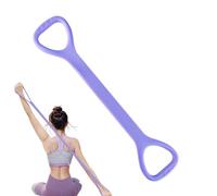 Arm Resistance Bands | Figure 8 Silicone Elastic Portable Exercise Straps with Handles,Work Out Bands,for Home Gym Yoga Pilates Upper Body Lower Body Arm Back Chest Leg