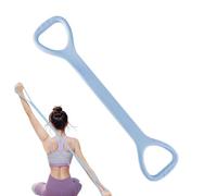 Arm Resistance Bands - Silicone Figure 8 Tension Rope With Handles, Elastic Stretch Training Tool, Portable Home Workout Equipment For Strength Building, Full Body Fitness Aid | Ideal For Pilates
