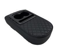Arm Rest Car Console - Elbow Support Cushion Pad, Centre Box Organizer, Cup Holder Integrated Design, Soft Padding Comfortable Feel | Wear Resistant Durablee Build, Simple Installation Interior