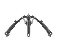 Arm Trainer Men, Home Gym Back Expander, Adjustable 22-440 Lbs Hydraulic Resistance, Chest Expander and Abdominal Wheel, Upper Body Strength Training for Home Workouts