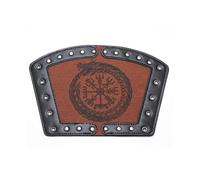 Arm Wrist Guard, Vintage Dragon Head Punk Compass PU Leather Men's Custom