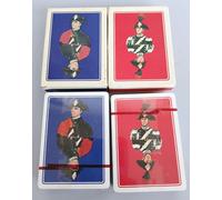 ARMA DEI CARABINIERI DUE MAZZI CARTE DA GIOCO VINTAGE DAL NEGRO