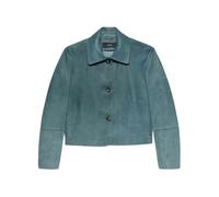 Arma - Giacca in Pelle Scamosciata Blu con Bottoni - - Jackets - Donna - Blu - S