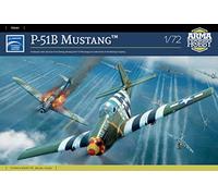 Arma Hobby Modello in plastica da incollare P-51B Mustang (70041) in scala 1/72