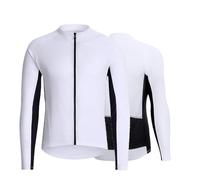 ARMAAN Giacca Da Ciclismo Unisex A Maniche Lunghe Altamente Elasticizzata, Resistente, Ad Asciugatura Rapida, Per Il Tempo Libero E Lo Sport All'aria Aperta, Per Camminare E Allenarsi,White-m