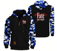 ARMAAN Uomo Felpa con Cappuccio Pullover in Pile Misto Manica Lunga Colore A Contrasto Sweatshirt Militare Tasca Marsupio per Fate Mezza Zip Sport Casual Patchwork Streetwear,Blue-s