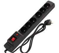 ARMAC SURGE PROTECTOR MULTI M6 10M 6X FRENCH OUTLETS BLACK