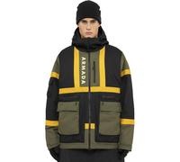 Armada Skiwear Uomo Giacca da sci BDOG olive/black/yellow - L