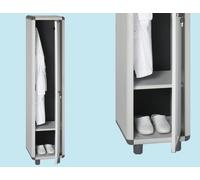 Garofalo Easy spogliatoio professional - Mobile Spogliatoio 1 porta con chiave - grigio plastica V01.01.013
