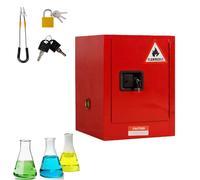 Armadi di Sicurezza per Materiali Pericolosi, Infiammabili e Antideflagranti, Mensole Regolabili, Acciaio Zincato per Laboratori e Fabbriche